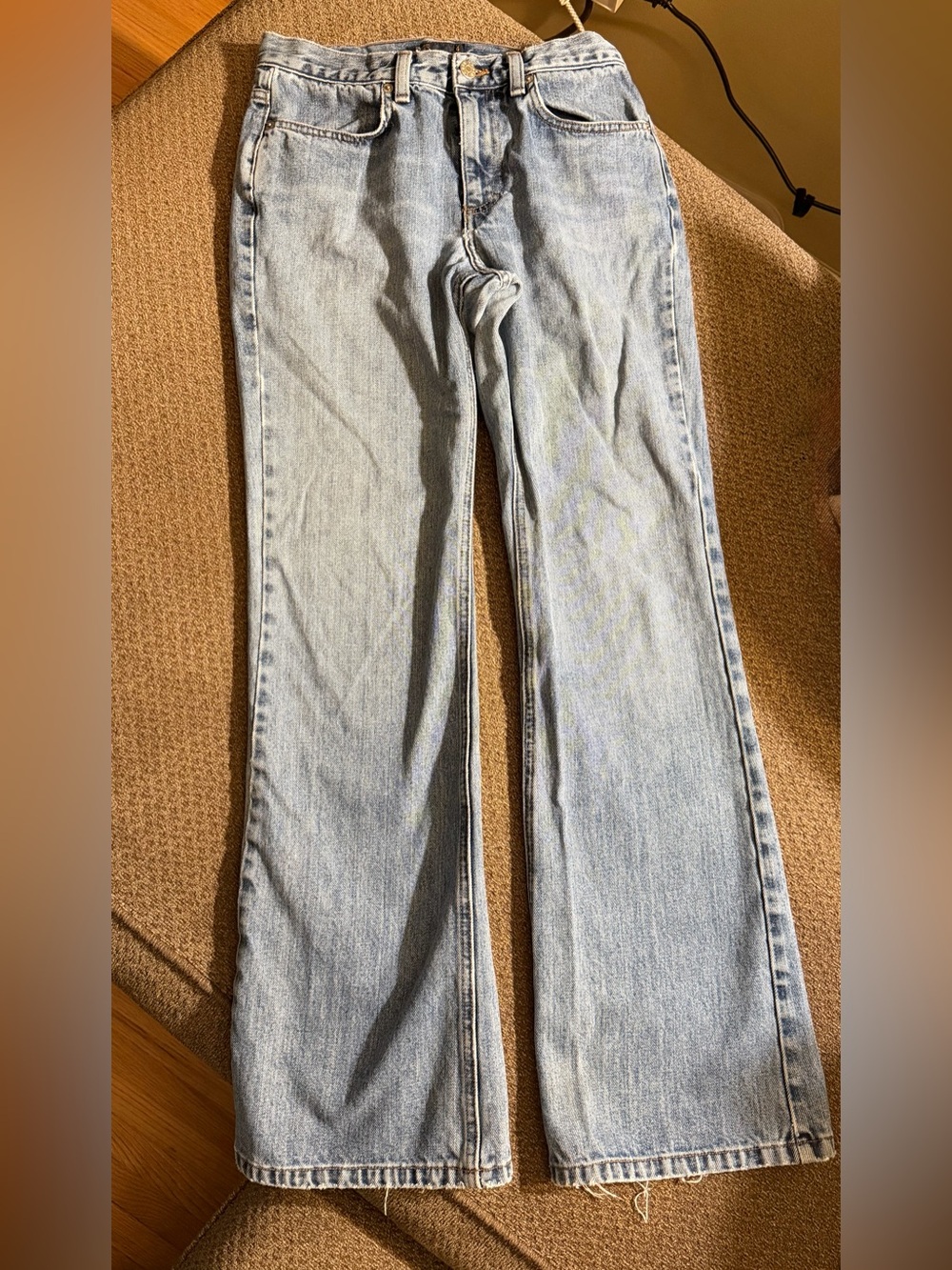 J.Crew Jeans Made in USA 100% cotton wide/flare leg jean, light vintage wash 💙
